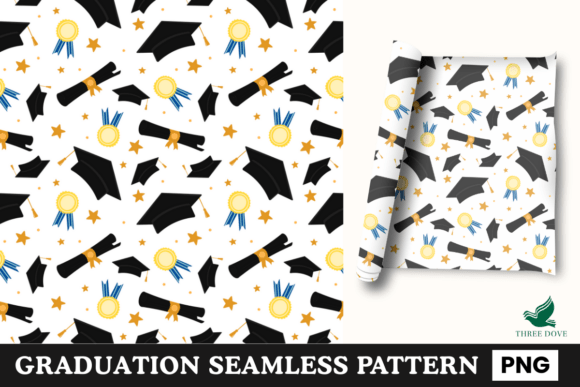 Graduation Seamless Pattern - 03