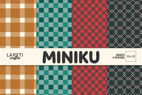 Rustic Plaid Scrapbook Paper