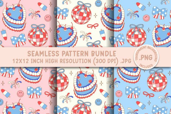Vintage 4th of July Seamless Pattern: A Timeless Design for Modern Creativity